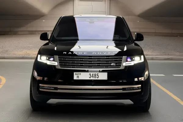 Black Range Rover SUV
